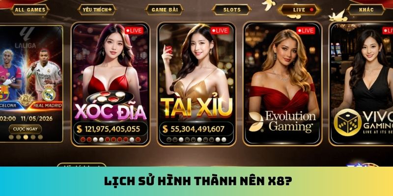 Lịch sử hình thành nên X8?
